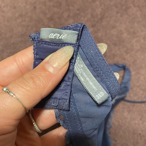 EUC Aerie lacy halter underwire bra lightly lined 36D - Picture 4 of 4